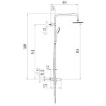 Душевая система наружного монтажа Villeroy&Boch Embrace TVS1082000361